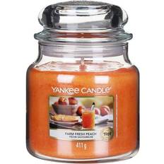 Yankee Candle Farm Fresh Peach Medium Duftlys 411g