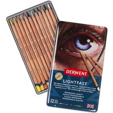 Derwent Lightfast Coloured Pencils 12 Tin