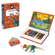 Aktivitetsbøker Janod Magnetic Book Dinosaurs
