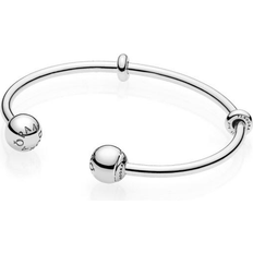 Pandora Moments Open Bangle Bracelet - Silver