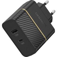 Ladere - Strømadapter/Eluttak (12-230V) Batterier & Ladere OtterBox USB-C and USB-A Fast Charge Dual Port Wall Charger