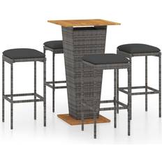 vidaXL 3064851 Outdoor Bar Set, 1 Table incl. 4 Chairs