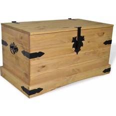 Brown Chests vidaXL Mexico Chest 35.8x18.5"