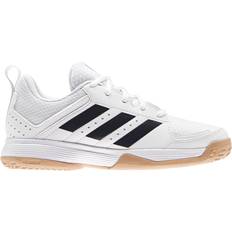 Sportssko adidas Junior Ligra 7 Indoor Shoes - Cloud White/Core Black/Cloud White