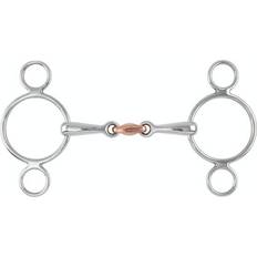 Shires Bridles & Accessories Shires Two Ring Copper Lozenge Gag