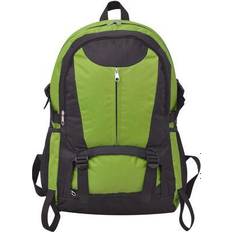 Ryggsekk 40l Vesker vidaXL Hiking Backpack 40L - Black/Green