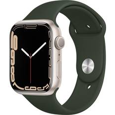 Apple Søvnmåler - iPhone Smartklokker Apple Watch Series 7 45mm Aluminium Case with Sport Band