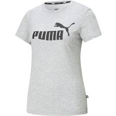 Puma Oberteile Puma Essentials Logo Women's Tee - Light Gray Heather