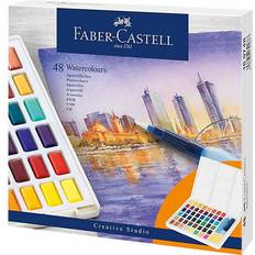 Faber-Castell Akvarellmaling Faber-Castell Watercolors in Pans 48ct