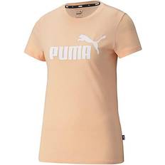 Puma Essentials Logo Heather Tee Women's - Peach Parfait