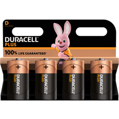 Duracell D (LR20) Batterien & Akkus Duracell D Plus 4-pack