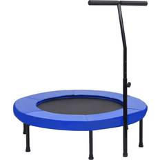 Blå Fitness trampoliner vidaXL Trampoline With Handle And Safety Guard 102cm