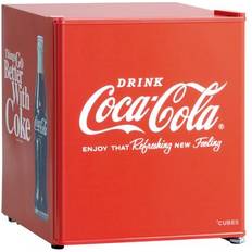 45cm Frittstående kjøleskap Scandomestic Coca-cola FiftyCube Rød