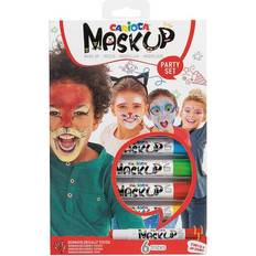 Dyr Sminke Kärnan Carioca Maskup Face Paint Classic 6-pack