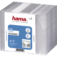 CD & Vinyl Storage Hama Slim Box 20-pack