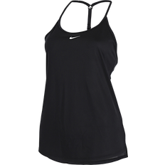 Nike Dri-FIT One Elastika Standard Fit Tank Top Women - Black/White