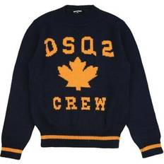 Wool Knitted Sweaters Children's Clothing DSquared2 D2Kids Knit Sweater - Dark Blue (DQ0350D001AJDQ400)