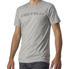 Castelli Oberteile Castelli Sprinter T-shirt - Melange Light Gray