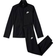 Tracksuits Children's Clothing Nike Futura Poly Tracksuit Junior - Black/Black/Black/White (DH9661-010)