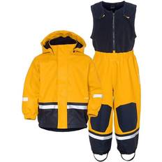 Gule Regntøy Didriksons Boardman Kid's Rain Set - Oat Yellow (503968-321)