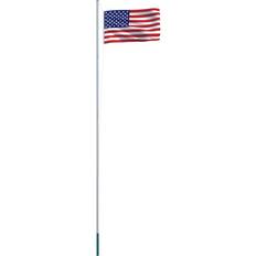 vidaXL US Flag and Pole 20.3ft