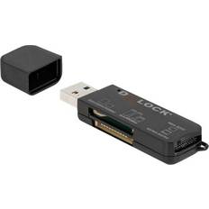 DeLock SuperSpeed USB Card Reader for SD/Micro SD/MS (91757)
