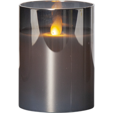 Glas Kerzen & Zubehör Star Trading Pillar M-Twinkle LED-Licht 10cm