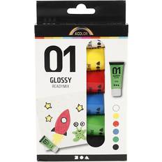 A Color Acrylfarben A Color Glossy Readymix 01 6 -Pack