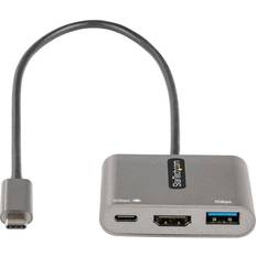 USB C Cables StarTech USB C-USB C/HDMI/USB A M-F 1.1ft