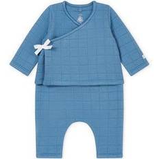 Polyamide Cardigans Children's Clothing Petit Bateau Polochon Cardigan Set - Blue