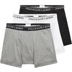 Polo Ralph Lauren Cotton Stretch Boxers 3-pack - Black/White/Grey