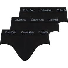 Calvin Klein Briefs - Herren Unterhosen Calvin Klein Cotton Stretch Hip Brief 3-pack - Black WB