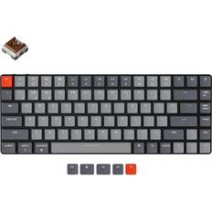 Gaming tastatur Tastaturer Keychron K3 Wireless RGB V2 Brown Optical (Nordic)