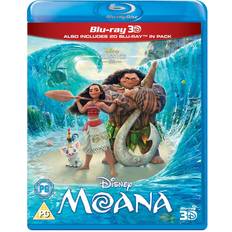 Childrens 3D Blu Ray Moana 3D (Includes 2D Version) (Blu-Ray) {2017}