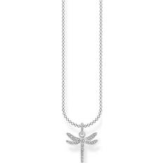 Thomas Sabo Dragonfly Necklace - Silver/Transparent