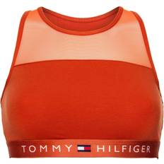 Klær Tommy Hilfiger Mesh Panel Bralette - Orange