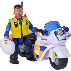 Brannmenn Lekesett Simba Sam Police Motorbike with Figurine 109251092