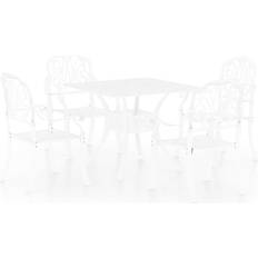 vidaXL 3070606 Bistro Set, 1 Table incl. 4 Chairs