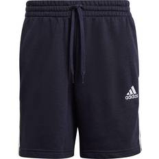 Viskose Shorts adidas Essentials French Terry 3-Stripes Shorts Men - Legend Ink/White