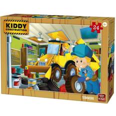 King Jigsaw Puzzles King Kiddy Construction Teamwork 24 Pieces