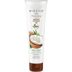 Anti-Pollution Locken-Booster Biosilk Silk Therapy with Natural Coconut Oil Curl Cream 148ml