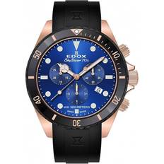 Edox Watches Edox Skydiver 70s 44mm 30ATM (10238-37RNNCA-BUI)