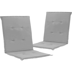 vidaXL 2-pack High Chair Cushions Grey (100x50cm)