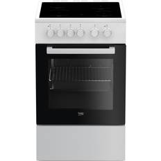 Electric Ovens Ceramic Ranges Beko FSS57000GW Black, White