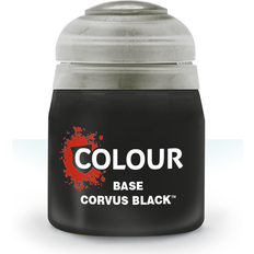 Schwarz Acrylfarben Games Workshop Citadel Colour Base Corvus Black 12ml