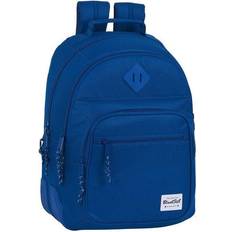 Safta Blackfit8 Oxford Double Backpack - Dark Blue