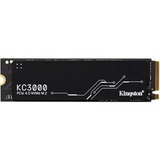 PCIe Gen3 x4 NVMe - Solid State Drive (SSD) Harddisker & SSD-er Kingston KC3000 PCIe 4.0 NVMe M.2 SSD 512GB
