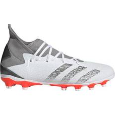 Adidas Multi Ground (MG) Soccer Shoes adidas Predator Freak.3 MG - Cloud White/Iron Metallic/Solar Red