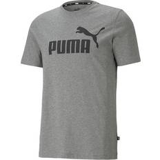 Puma T-Shirts & Tanktops Puma Essentials Logo T-shirt - Medium Gray Heather
