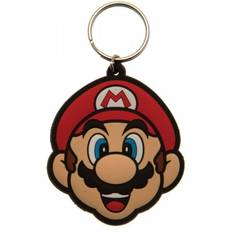 Hvite Nøkkelringer Pyramid International Super Mario 6cm Keychain